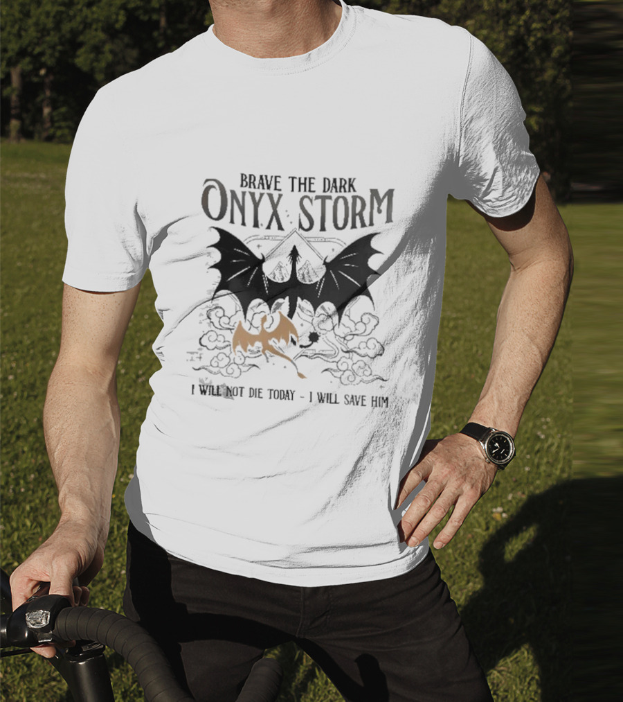 Onyx Storm Batwing Adventure With Mythical Clouds T-Shirt
