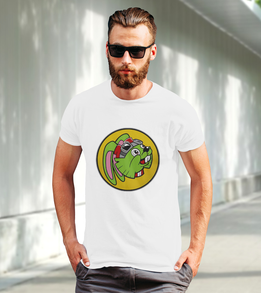 Bucky O’Hare Buc-ee’s Collaboration Featuring Iconic Green Rabbit With Goggles T-Shirt