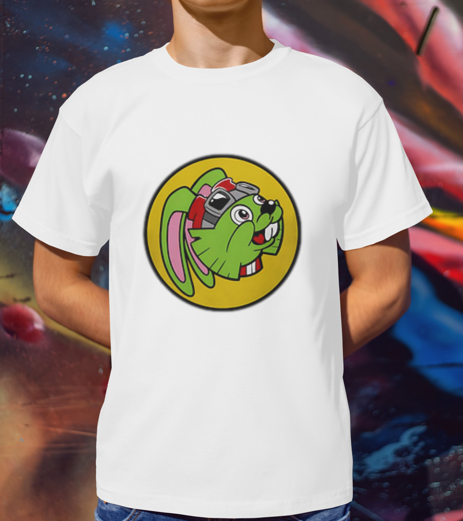 Bucky O’Hare Buc-ee’s Collaboration Featuring Iconic Green Rabbit With Goggles T-Shirt