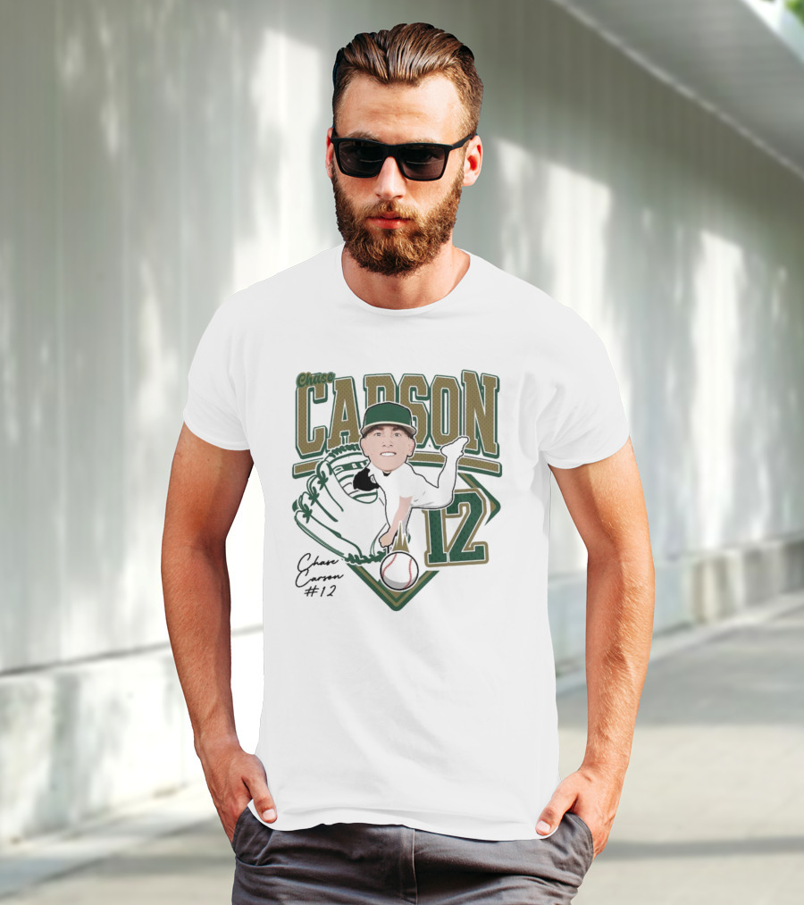 Chase Carson Baseball 2025 Pitcher 12 T-Shirt