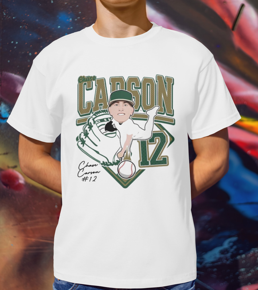 Chase Carson Baseball 2025 Pitcher 12 T-Shirt