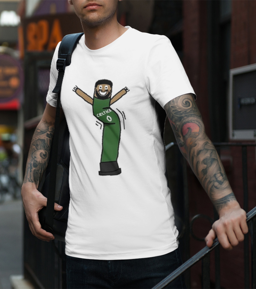 Celtics Jayson Tatum Inflate-Tum Cartoon T-Shirt
