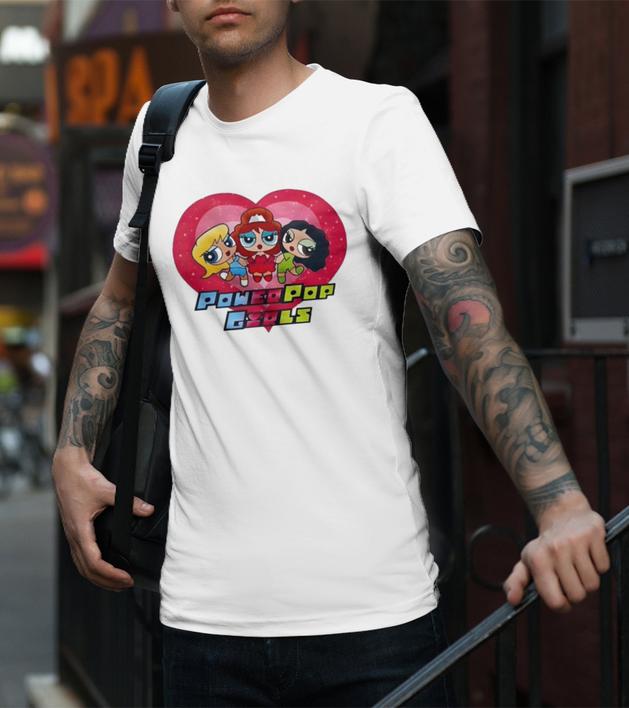 Chappell Roan Power Pop Girls Heart Cartoon Trio T-Shirt