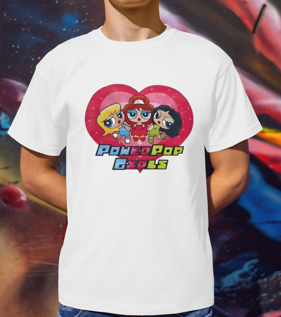 Chappell Roan Power Pop Girls Heart Cartoon Trio T-Shirt