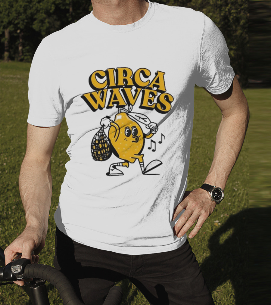 Circa Waves Leroy The Lemon Running Cartoon T-Shirt