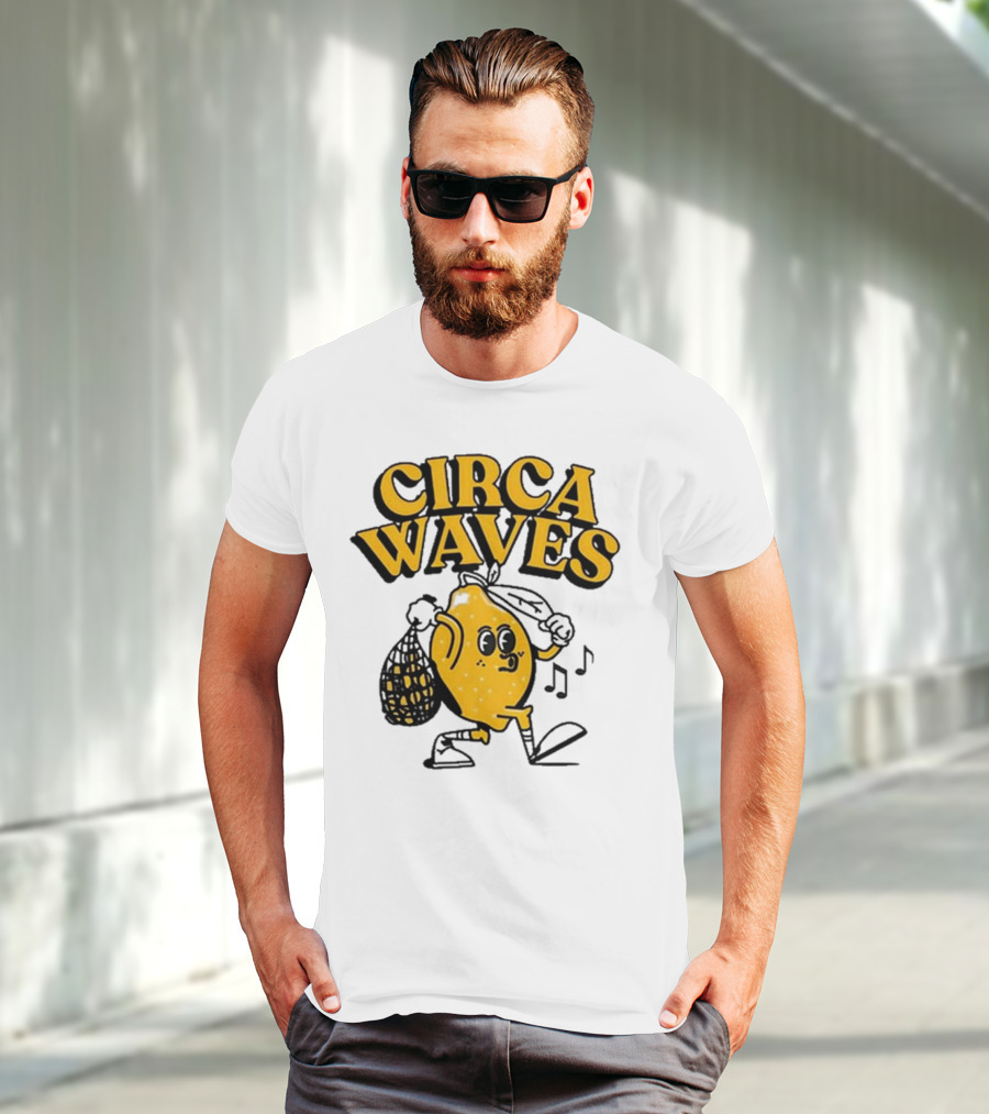 Circa Waves Leroy The Lemon Running Cartoon T-Shirt