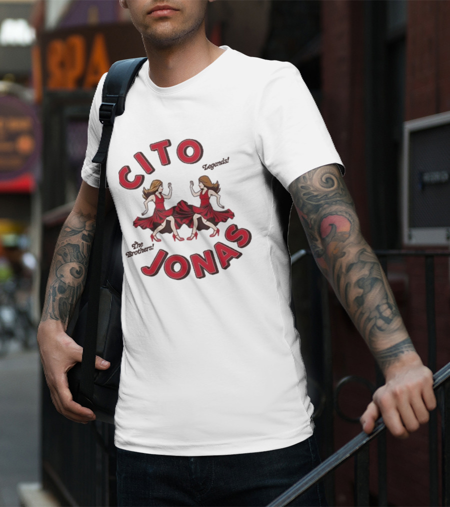 Cito Jonas Legends The Brothers Dancing Twins T-Shirt