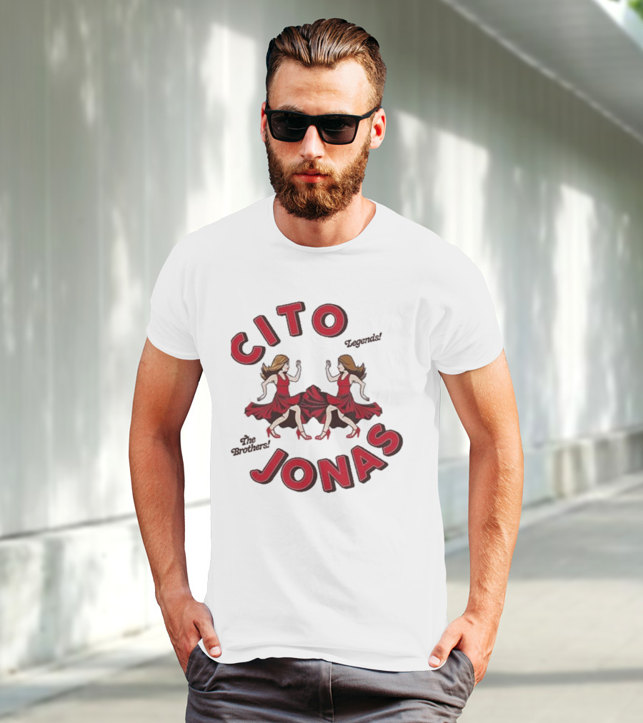 Cito Jonas Legends The Brothers Dancing Twins T-Shirt