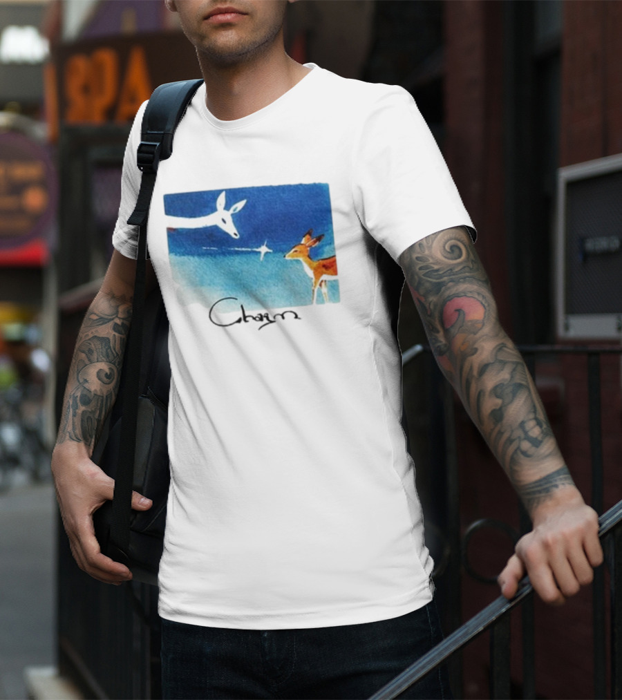 Clairo Charm Deer Artwork Benefit T-Shirt