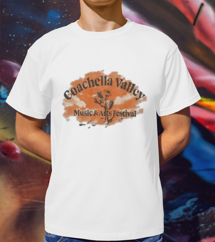 Coachella Valley Music And Arts Festival Yucca Brevifolia Clouds 2025 T-Shirt