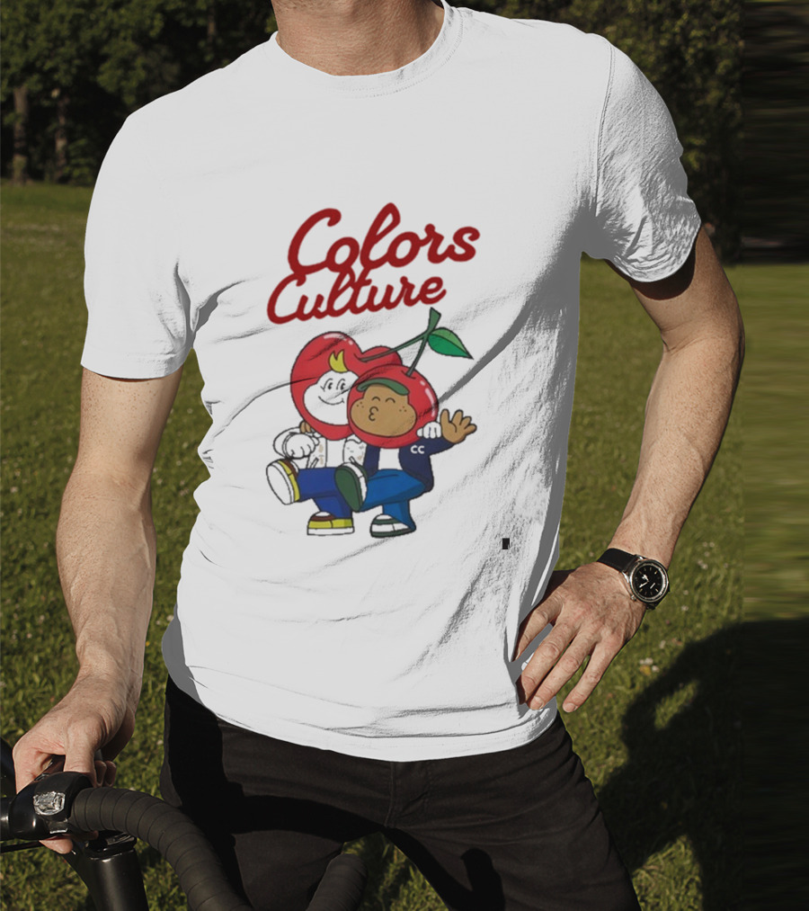 Colors Culture Chubby And Friends Cherry Head Graphic T-Shirt