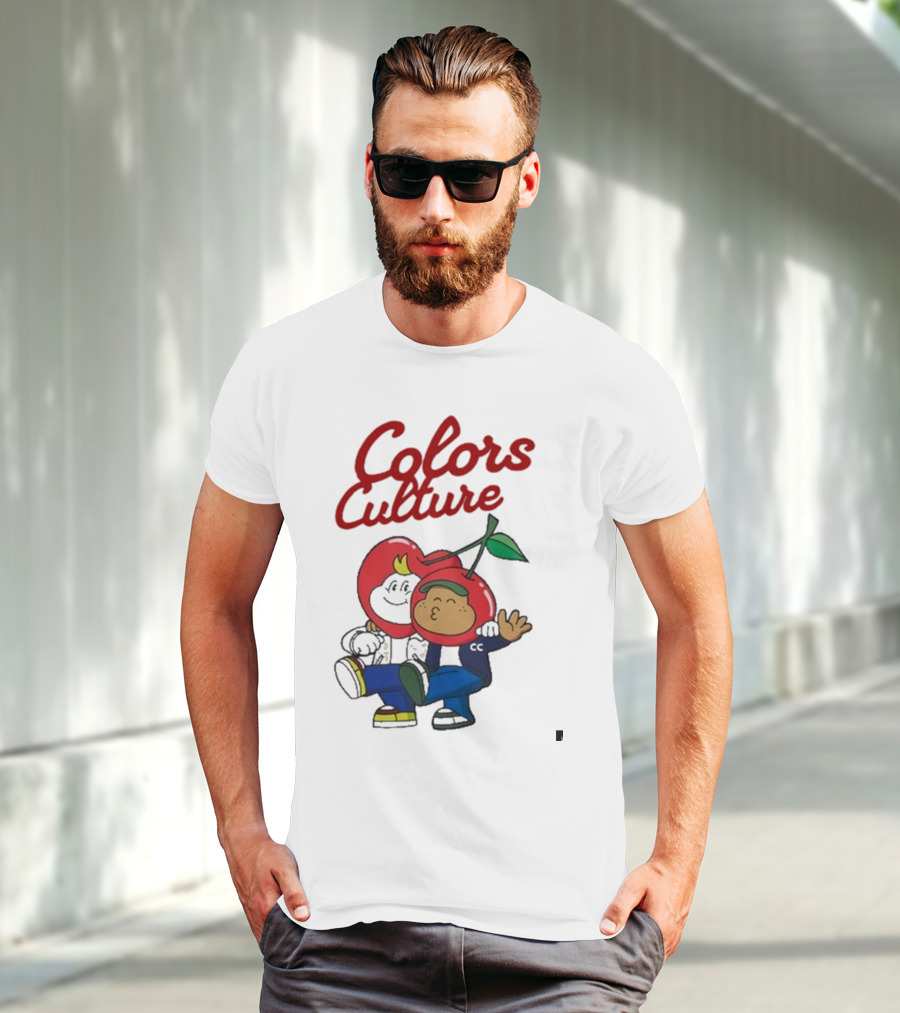 Colors Culture Chubby And Friends Cherry Head Graphic T-Shirt