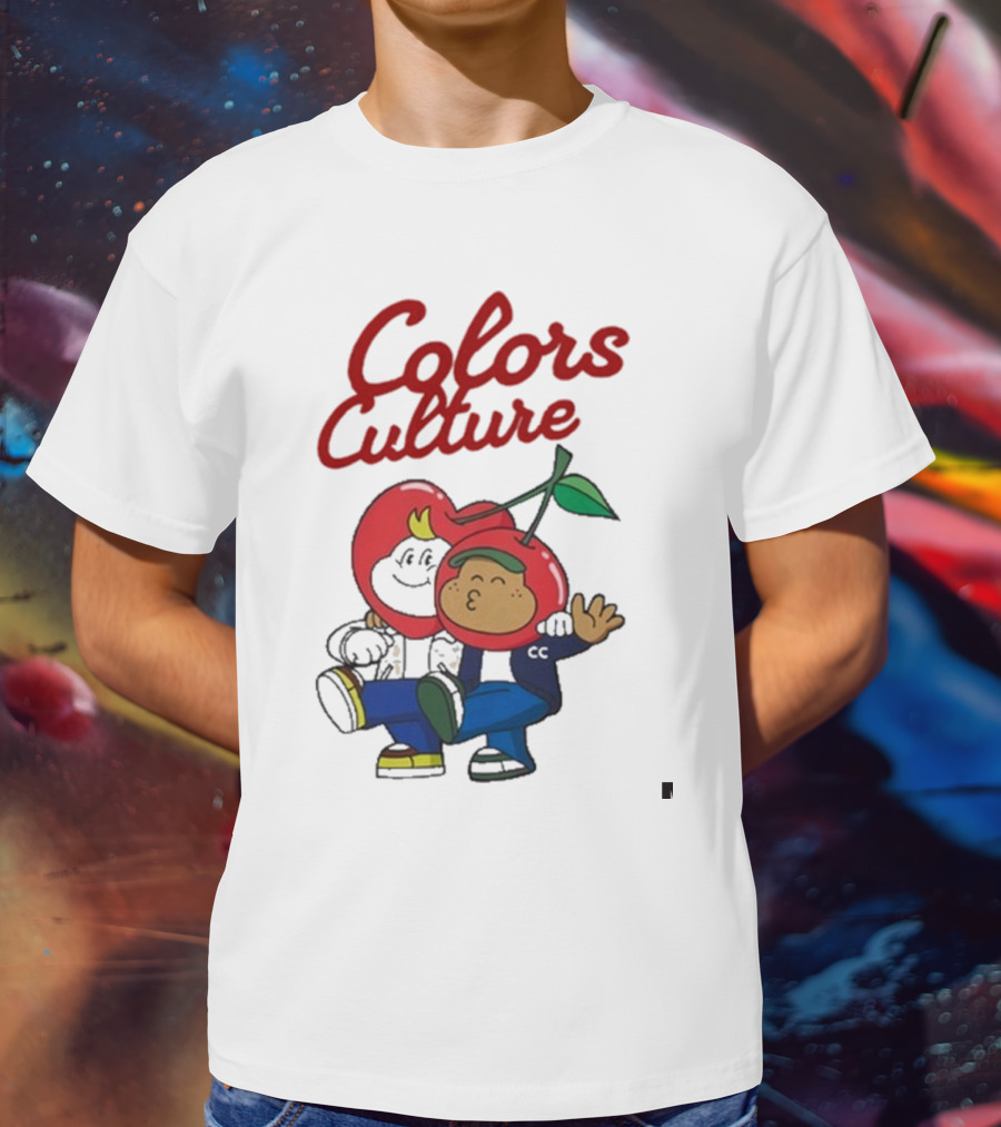 Colors Culture Chubby And Friends Cherry Head Graphic T-Shirt