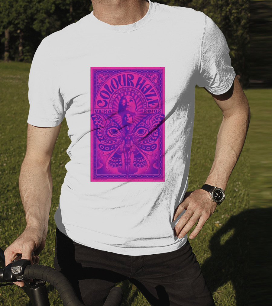 Colour Haze Vera Groningen Netherlands Feb 20 2025 Josiah The Rubber Snake Charmers T-Shirt