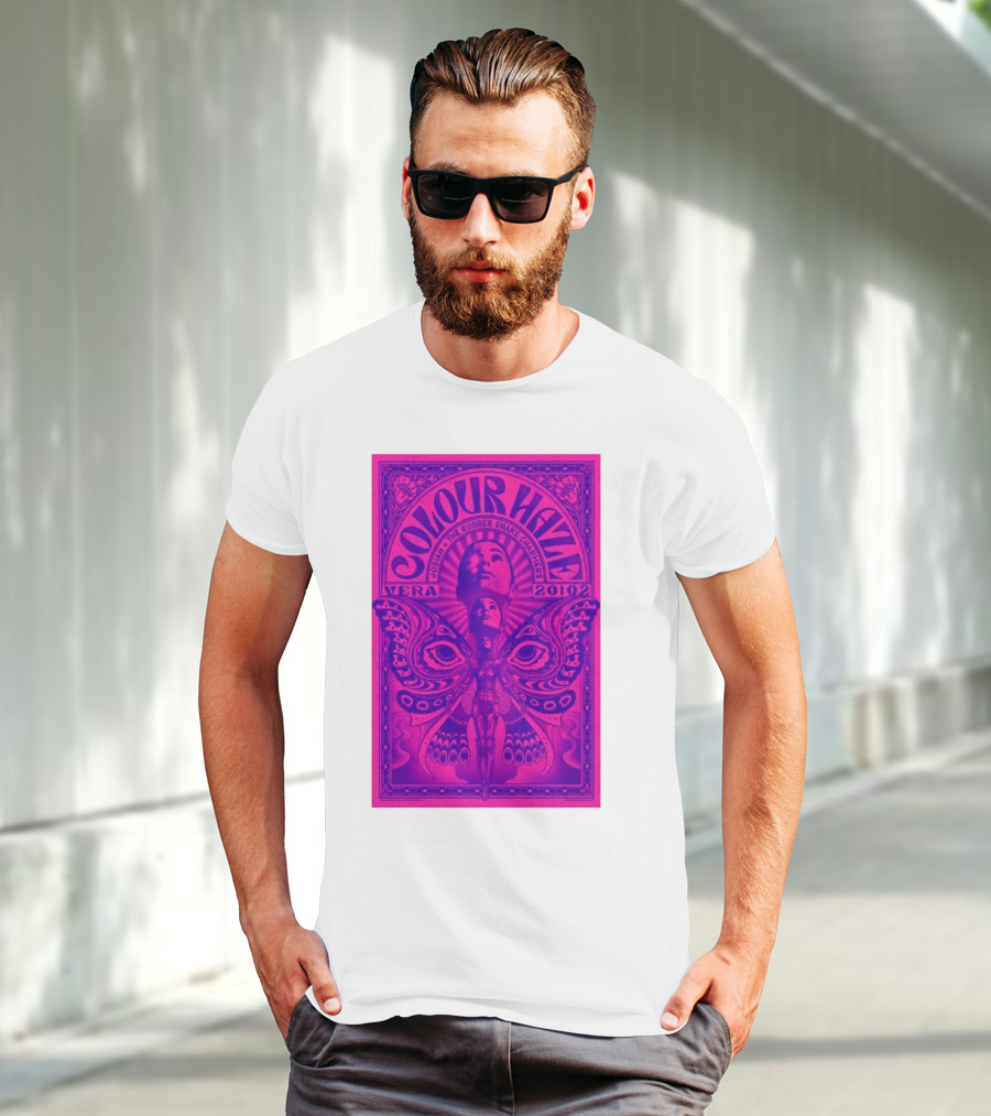 Colour Haze Vera Groningen Netherlands Feb 20 2025 Josiah The Rubber Snake Charmers T-Shirt