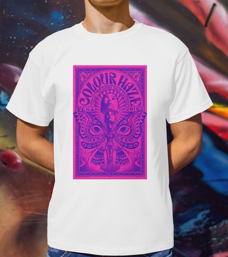 Colour Haze Vera Groningen Netherlands Feb 20 2025 Josiah The Rubber Snake Charmers T-Shirt