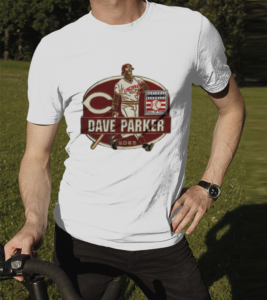 Dave Parker Cincinnati Reds National Baseball Hall Of Fame 2025 Collector’s T-Shirt
