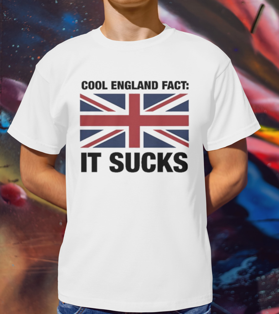 Cool England Fact It Sucks Union Jack T-Shirt