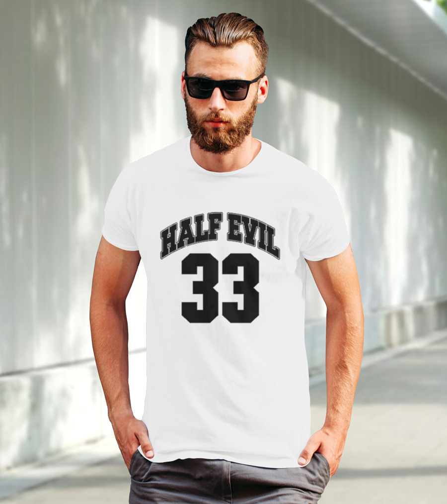 Cream Evil33 Fedora Skull Smoking Pipe T-Shirt