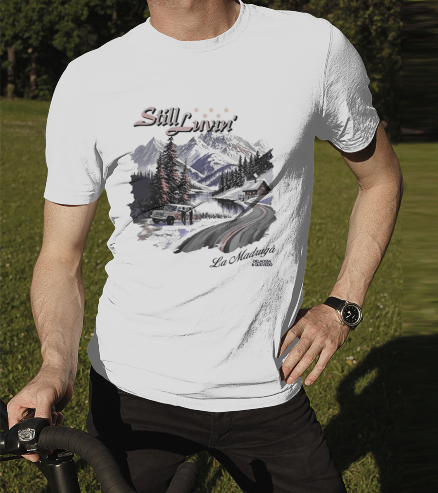 Delaossa Still Luvin Blanca Mountain Road Scene T-Shirt