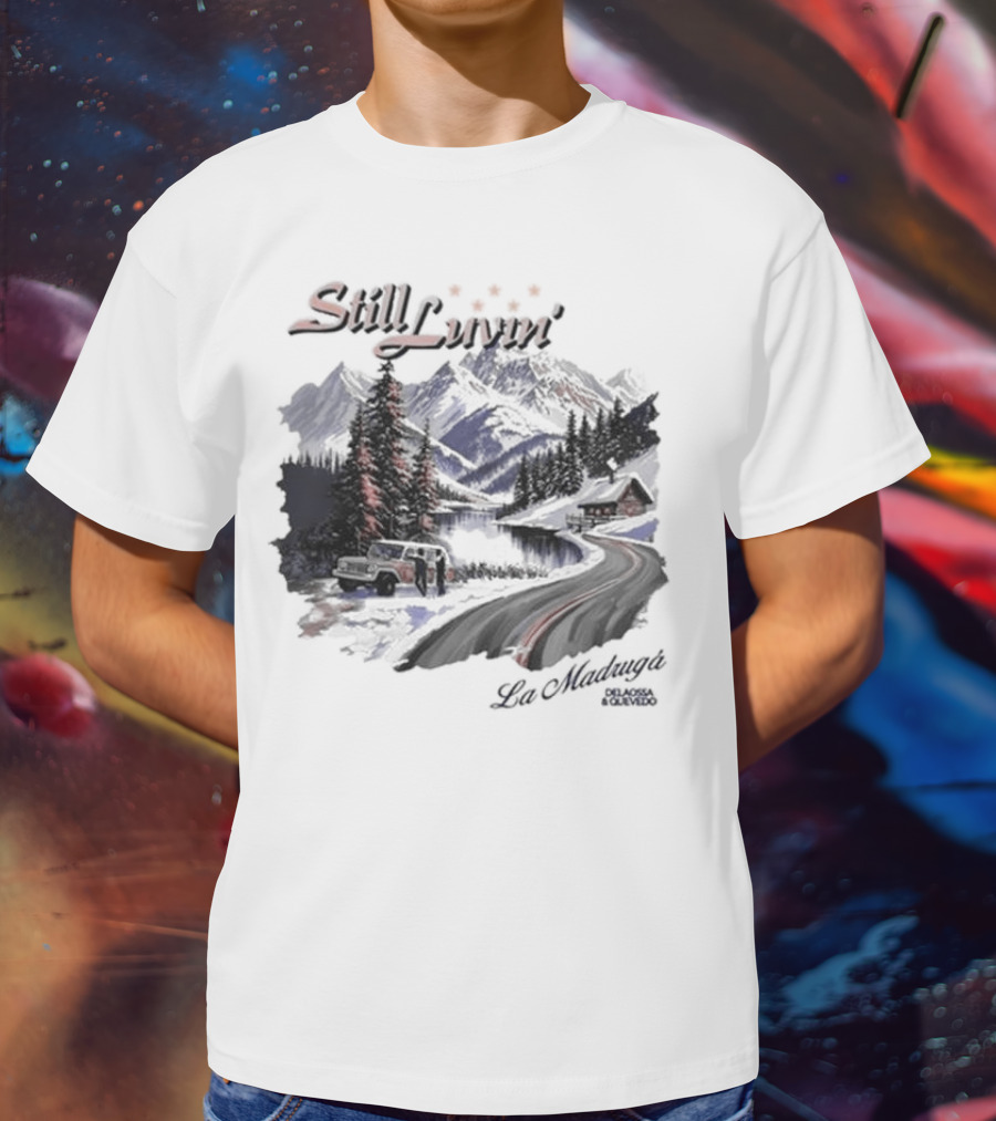 Delaossa Still Luvin Blanca Mountain Road Scene T-Shirt