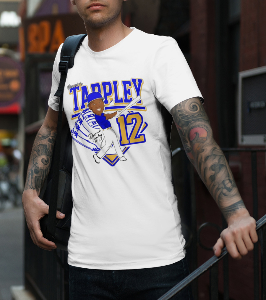 Derrick Tarpley 12 Baseball Player Art 2025 T-Shirt
