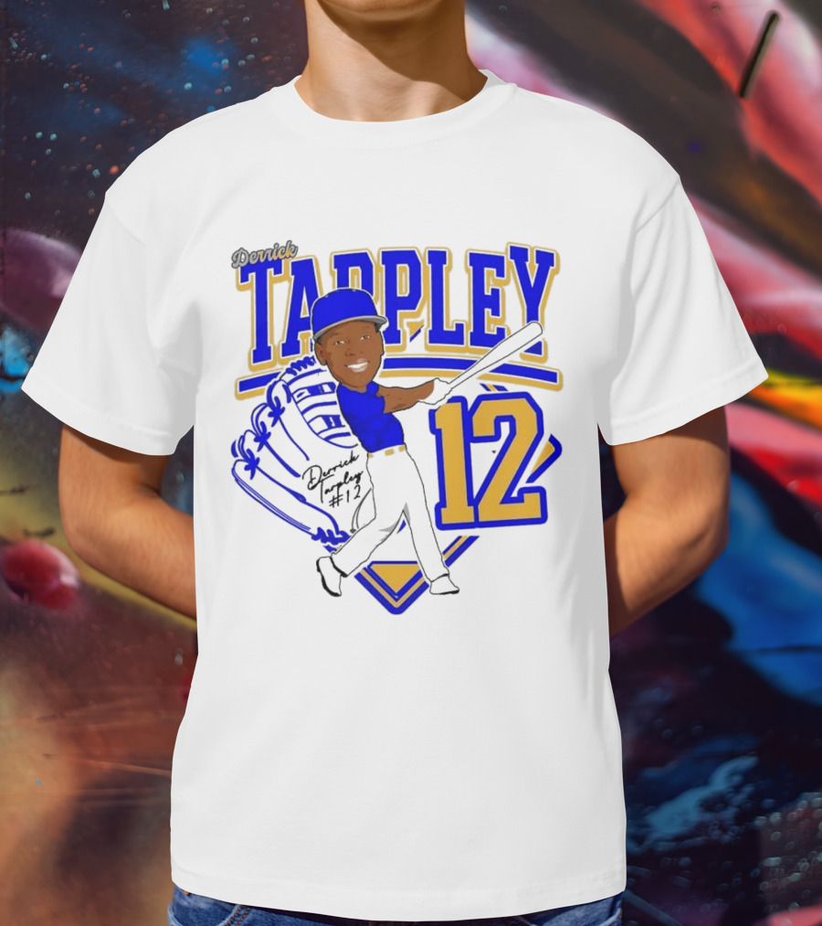 Derrick Tarpley 12 Baseball Player Art 2025 T-Shirt