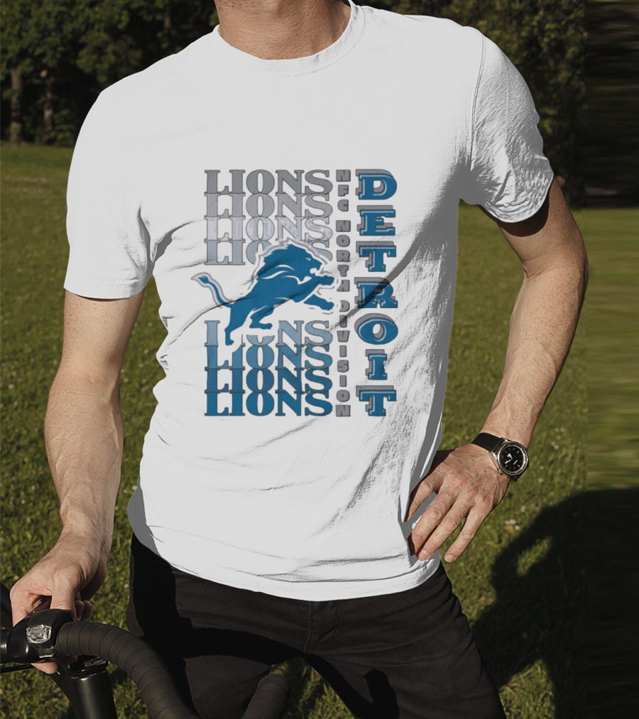 Detroit Lions NFC North Division LIONS DETROIT T-Shirt