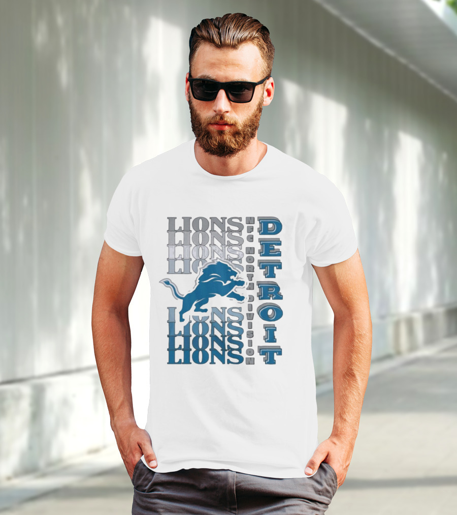 Detroit Lions NFC North Division LIONS DETROIT T-Shirt