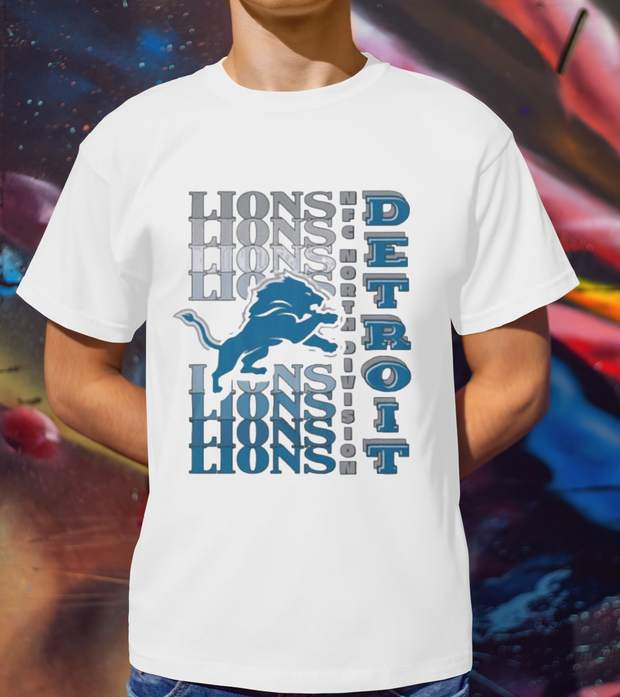 Detroit Lions NFC North Division LIONS DETROIT T-Shirt