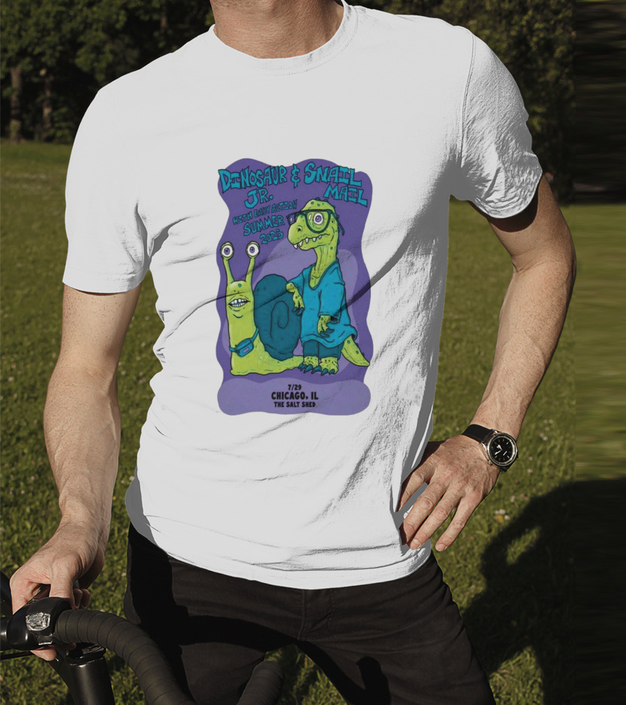 Dinosaur Jr. Snail Mail Summer 2025 Chicago IL The Salt Shed T-Shirt