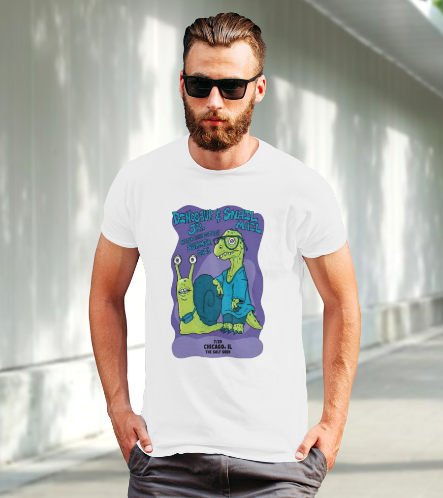 Dinosaur Jr. Snail Mail Summer 2025 Chicago IL The Salt Shed T-Shirt