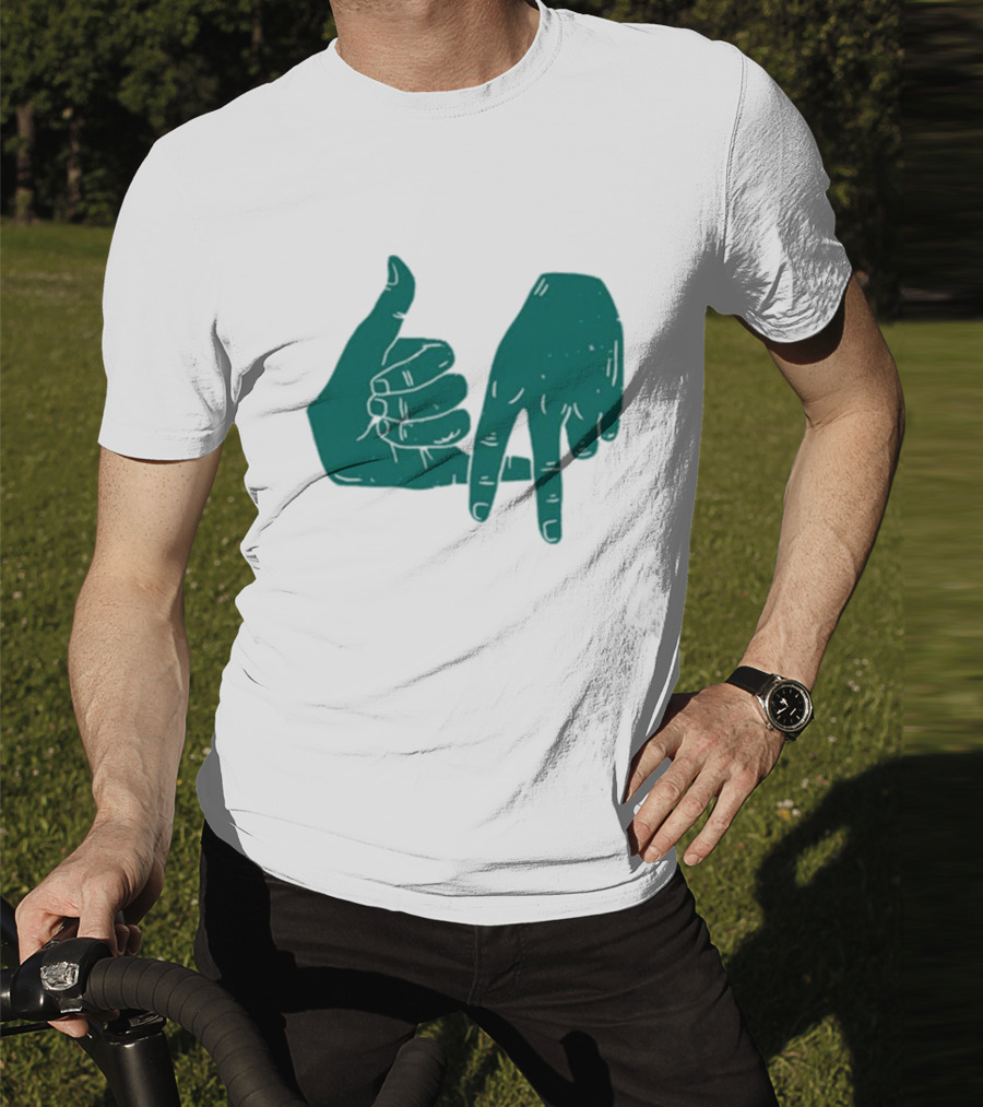Dirty Coast Los Angeles Hand Gesture Symbol T-Shirt