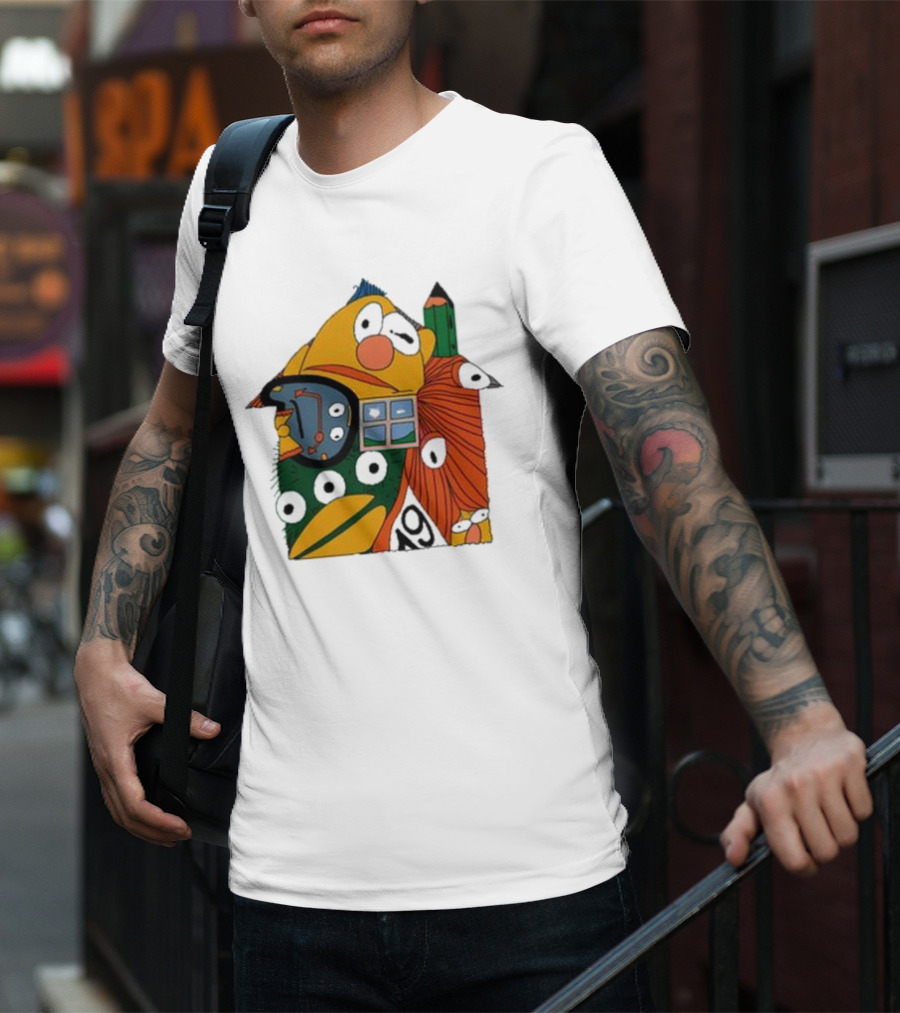Don’t Hug Me I’m Scared And Pencil Characters T-Shirt