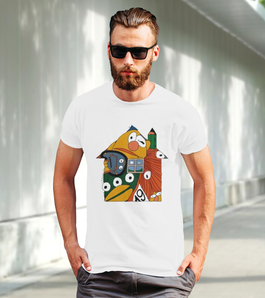 Don’t Hug Me I’m Scared And Pencil Characters T-Shirt