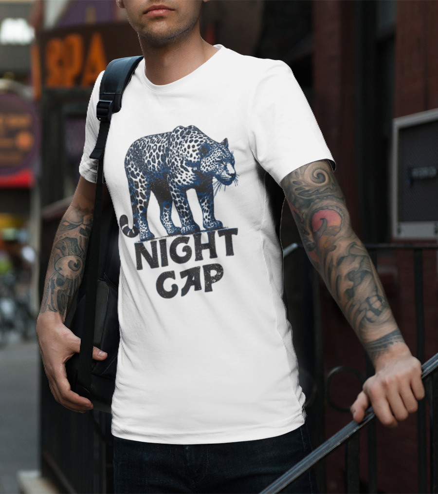 Night Cap Eighty Four Vintage Cat T-Shirt