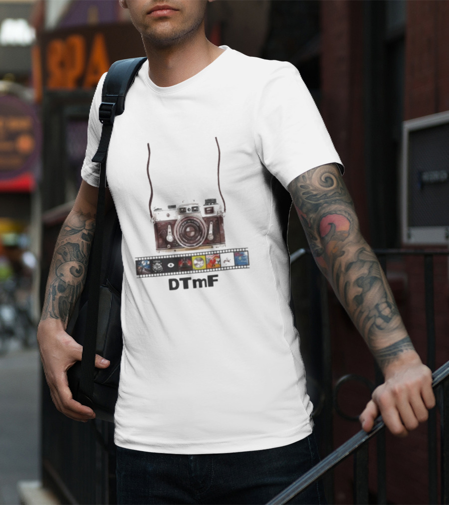 DTmF Camera Filmstrip Album 2025 Bad Bunny Signature T-Shirt