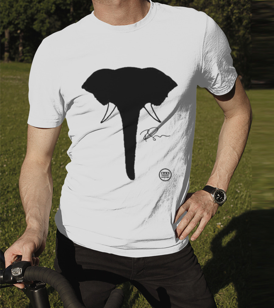 Ricky Gervais Elephant Silhouette T-Shirt