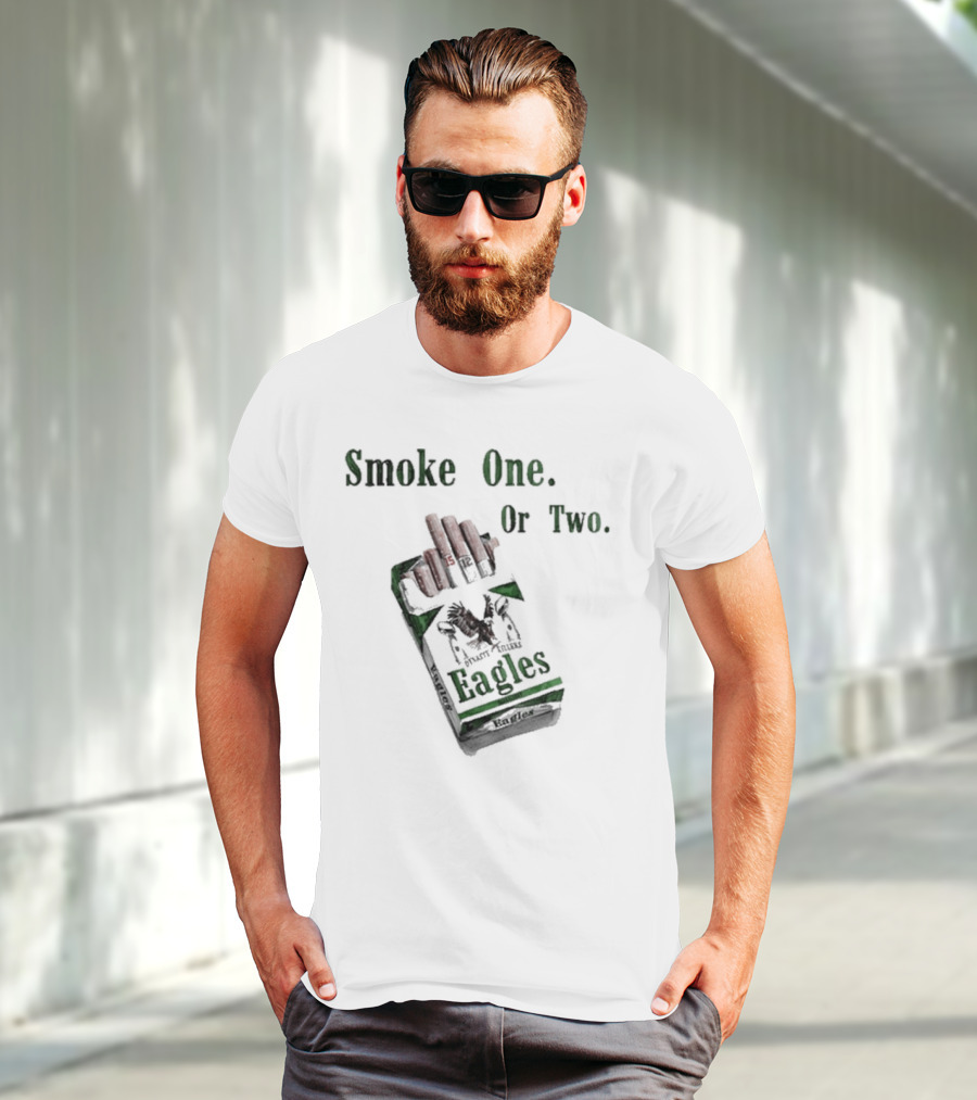 Eagles Smoke One Or Two Pack Hand T-Shirt