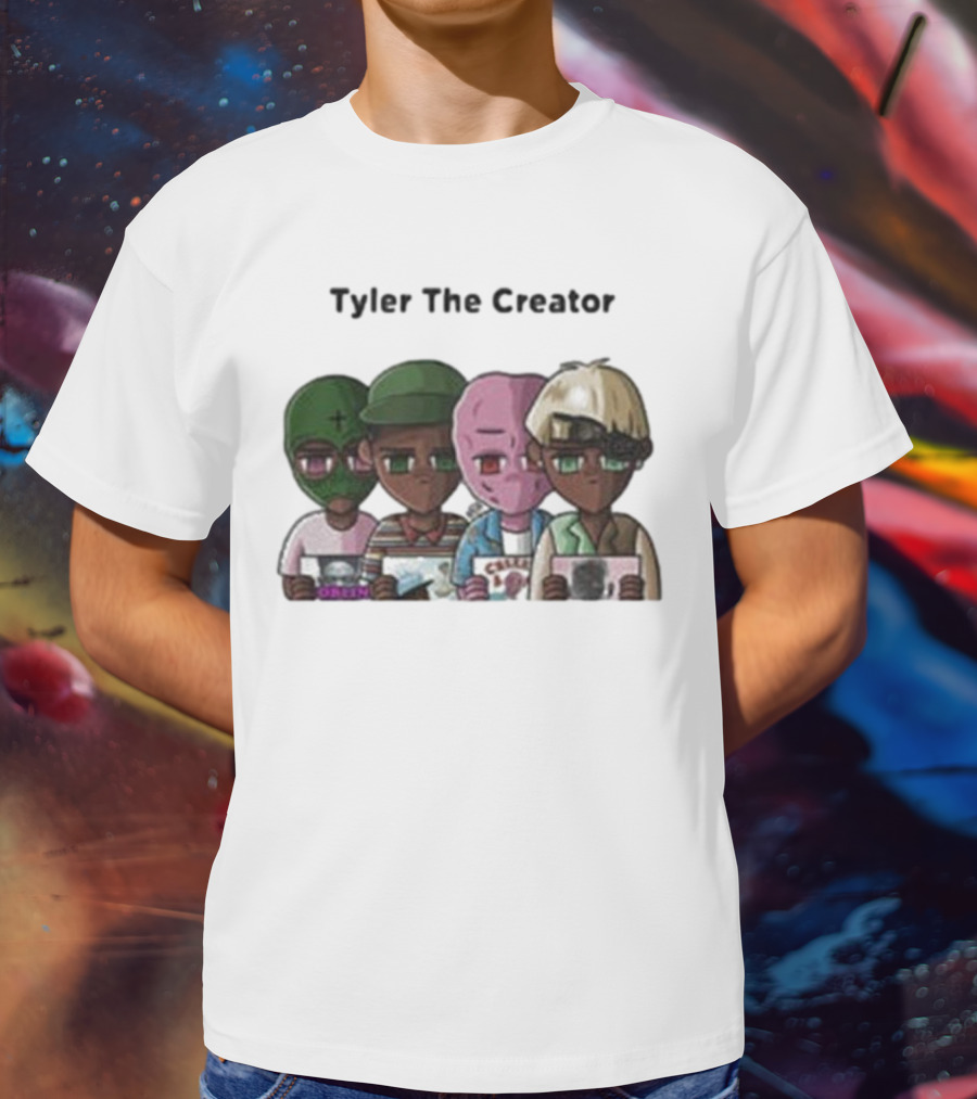Evolution Tyler The Creator Flower Boy Goblin Wolf Cherry Bomb T-Shirt