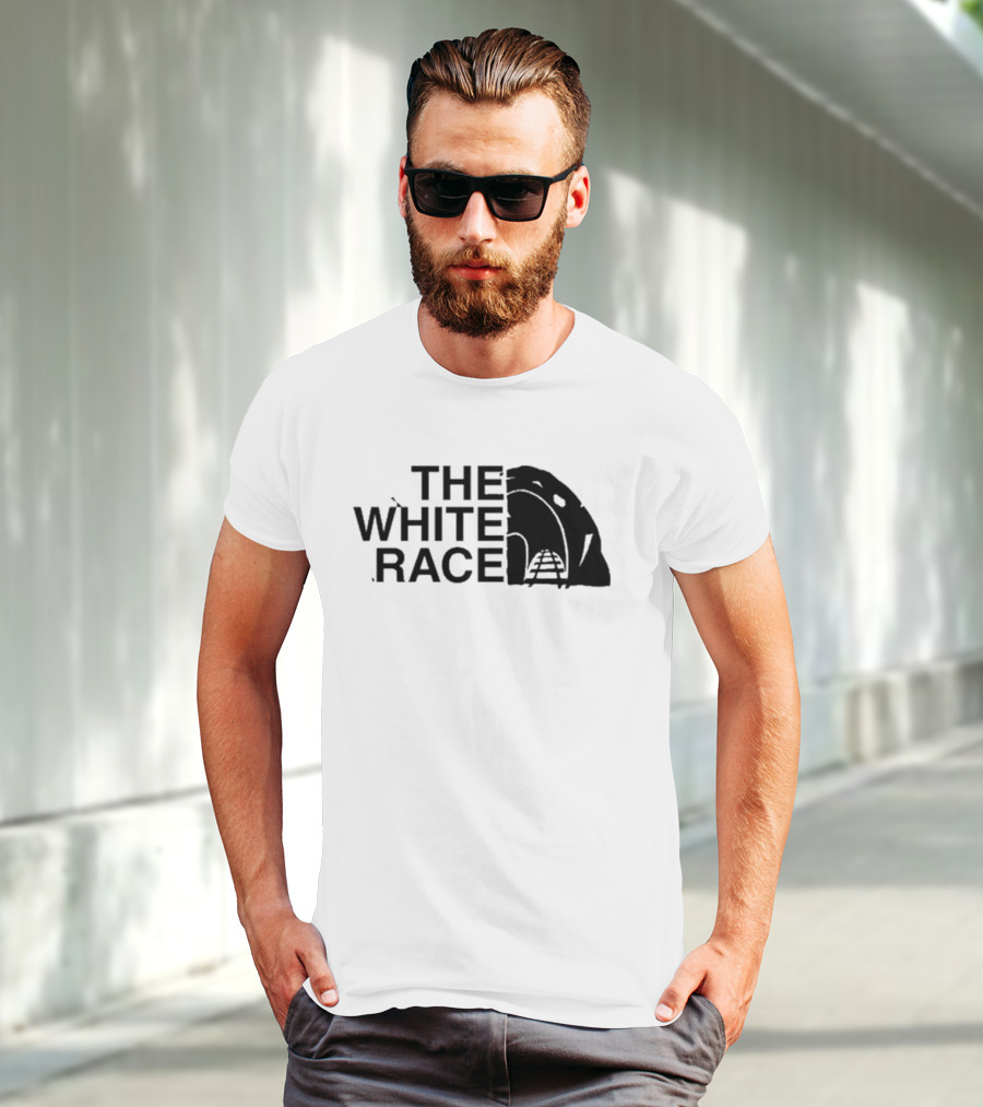 Fella Wearing The White Race T-Shirt
