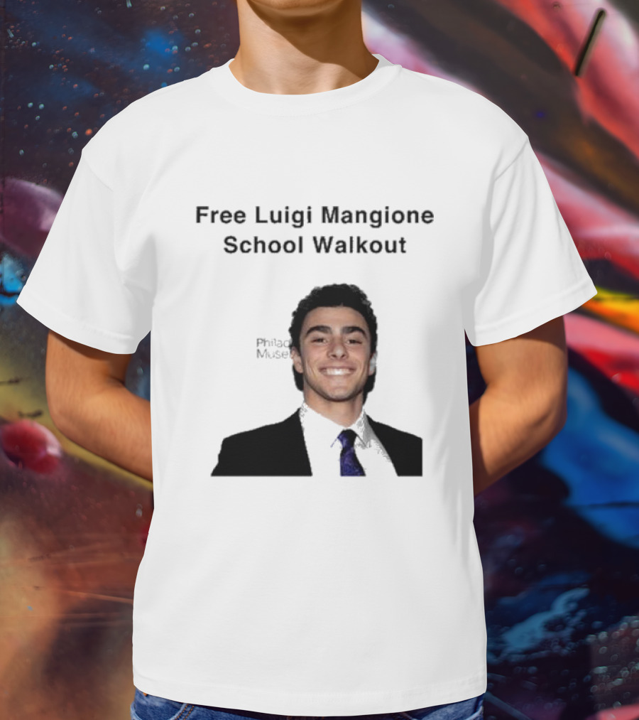 Free Luigi Mangione School Walkout T-Shirt