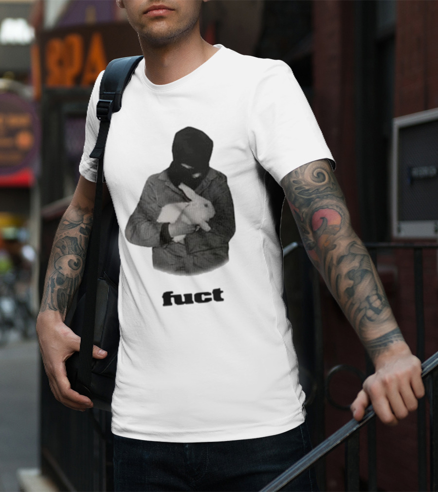 Fuct Robber Holding Rabbit Kill People Not Animals T-Shirt