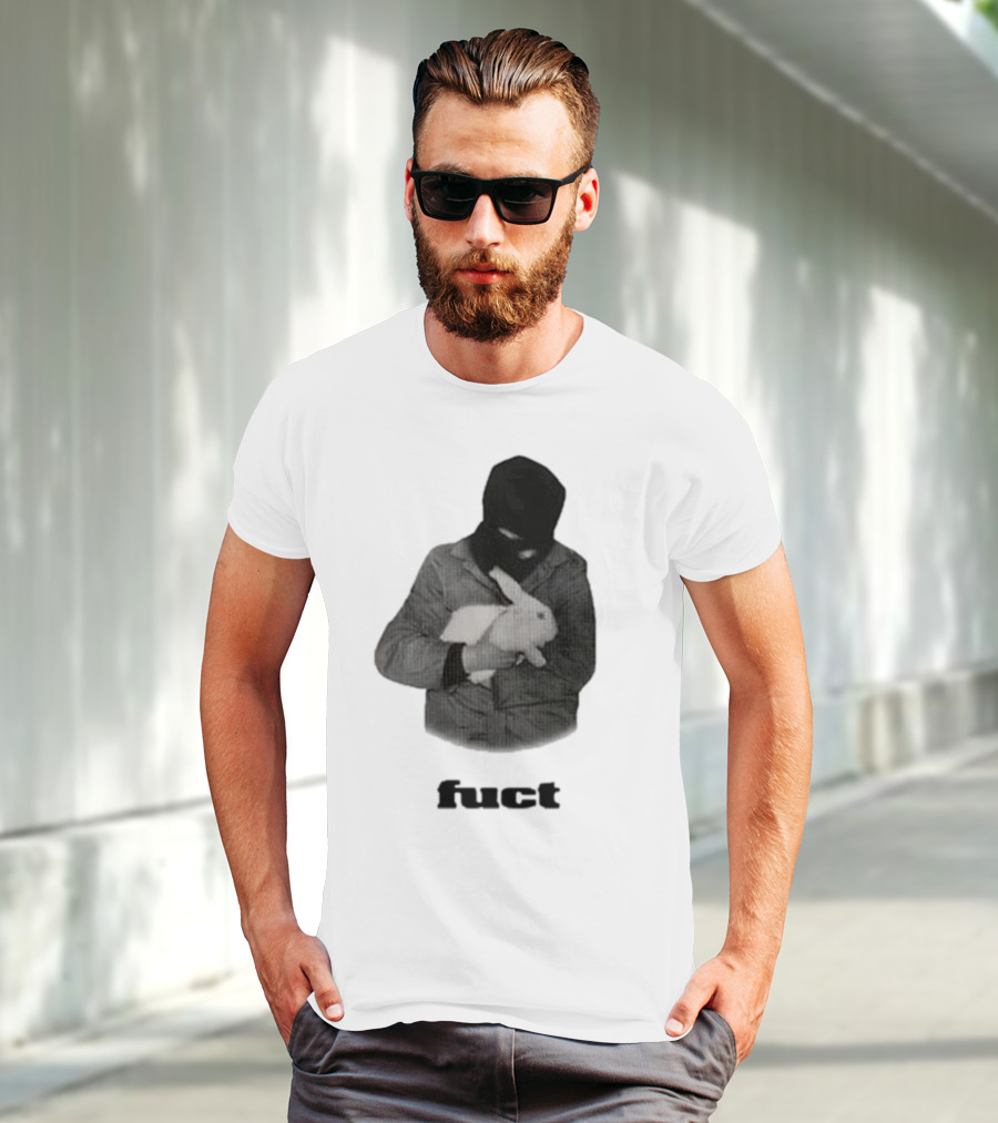 Fuct Robber Holding Rabbit Kill People Not Animals T-Shirt