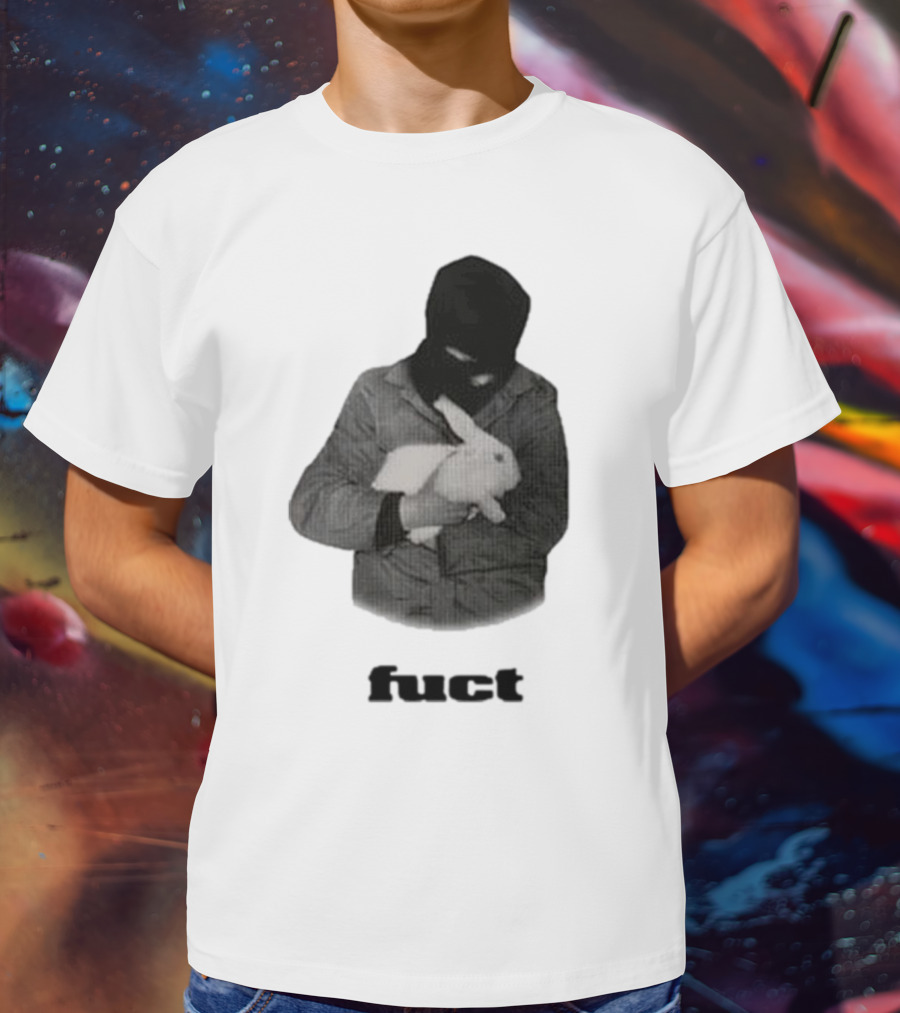 Fuct Robber Holding Rabbit Kill People Not Animals T-Shirt