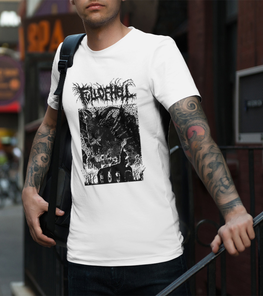 Full Of Hell Goat Church Abomination With Dark Symbolism T-Shirt