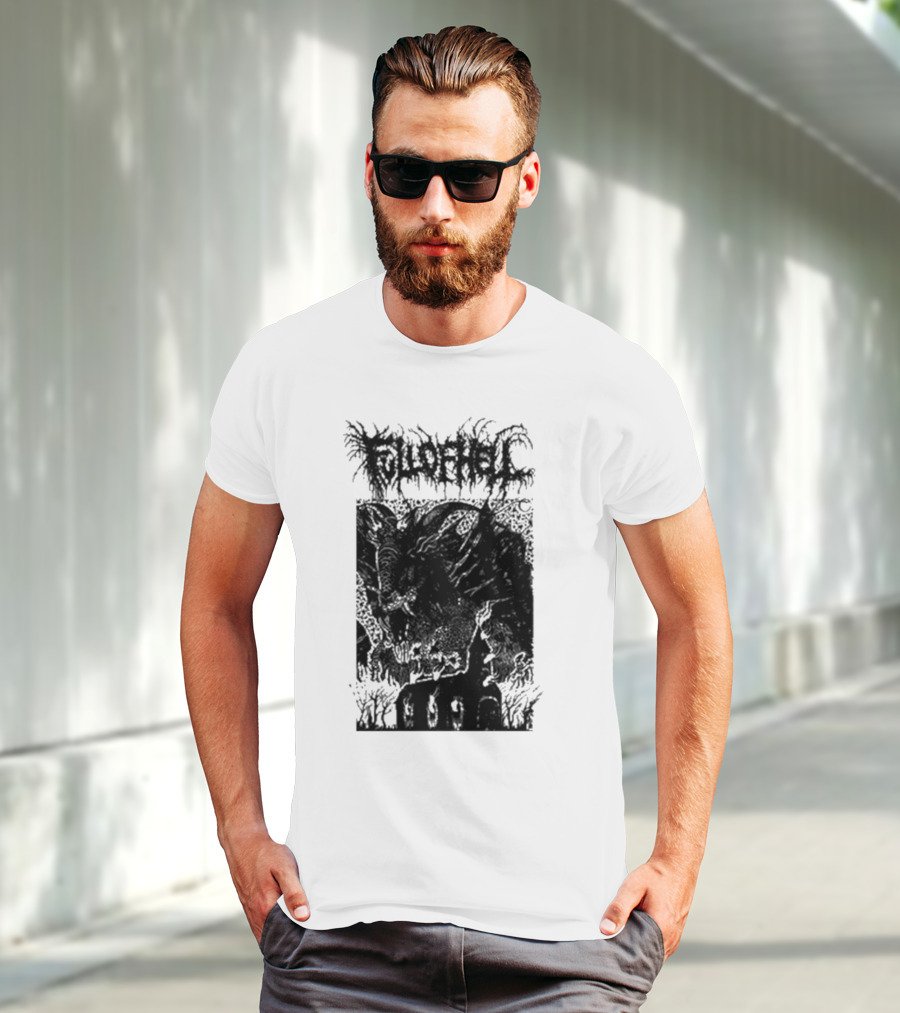 Full Of Hell Goat Church Abomination With Dark Symbolism T-Shirt