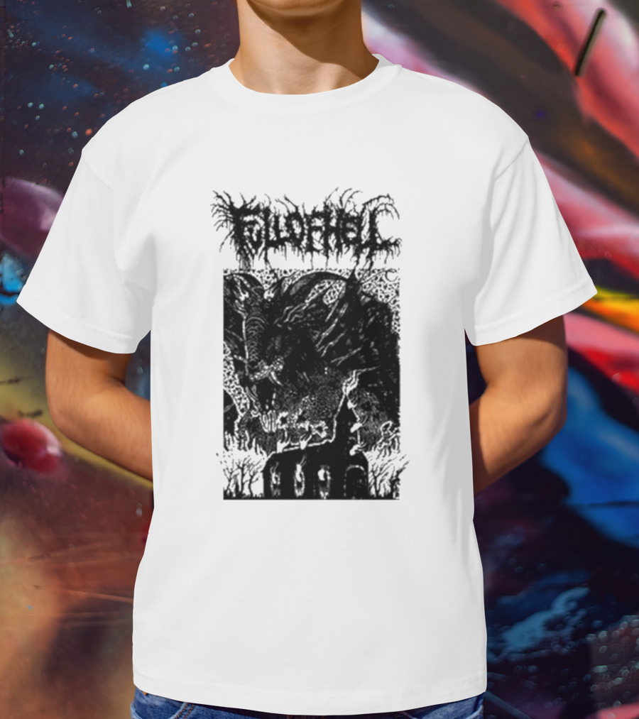 Full Of Hell Goat Church Abomination With Dark Symbolism T-Shirt