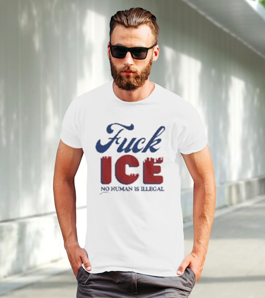 Funny Mexico Fuck ICE No Humans Is Illegal T-Shirt