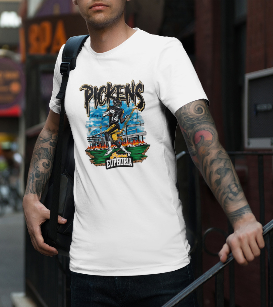 Pickens Planet Euphoria Pittsburgh Steelers NFL T-Shirt